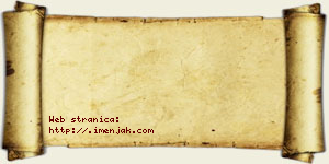 Nina Virijević vizit kartica